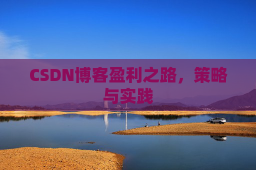 CSDN博客盈利之路，策略与实践